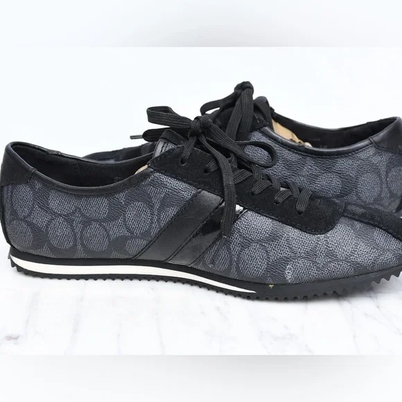 Coach Black and Gray Women's Sneakers - Picture 5 of 10